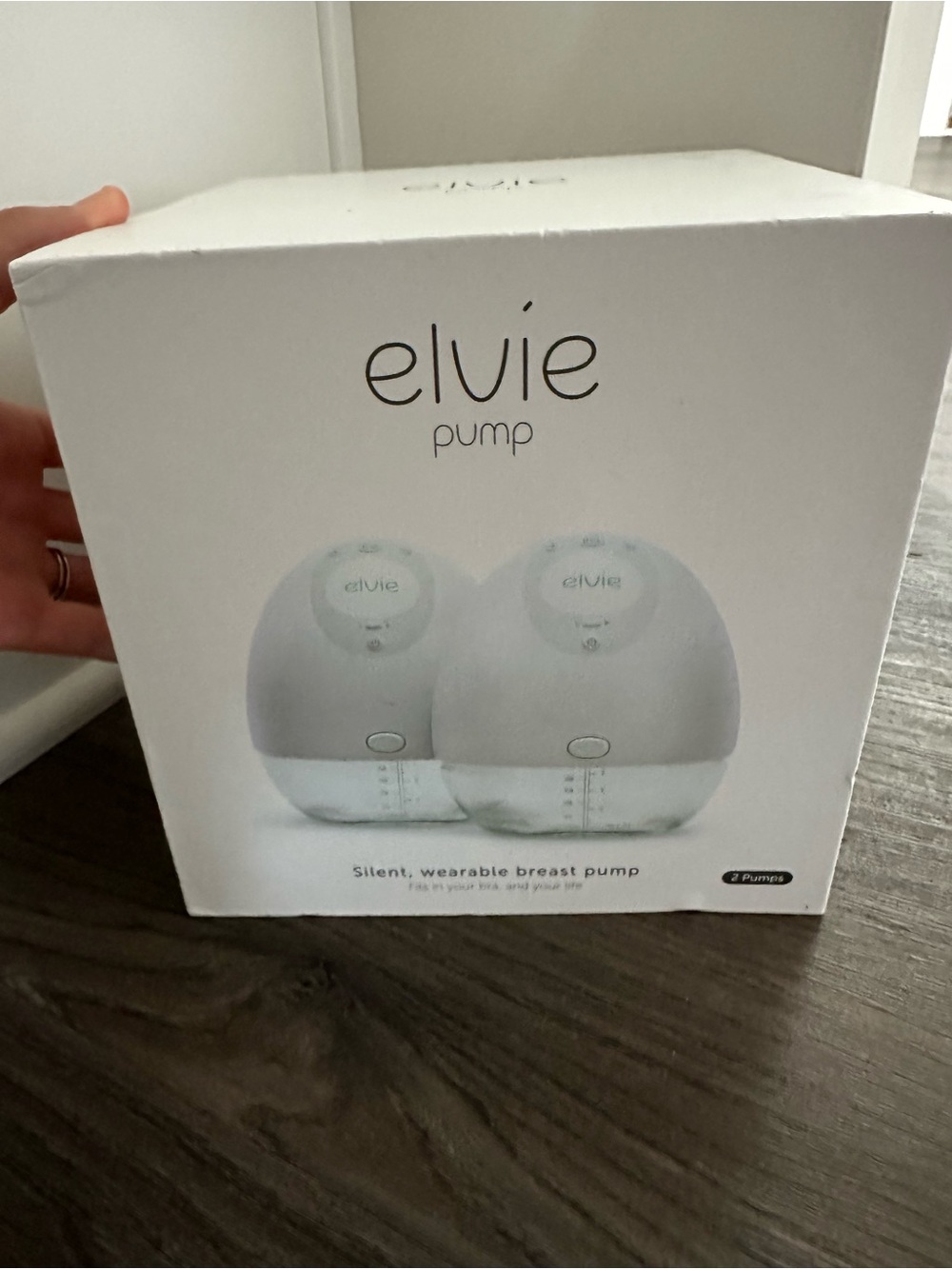 Elvie Pump Silent Wearable Breast Pump - White